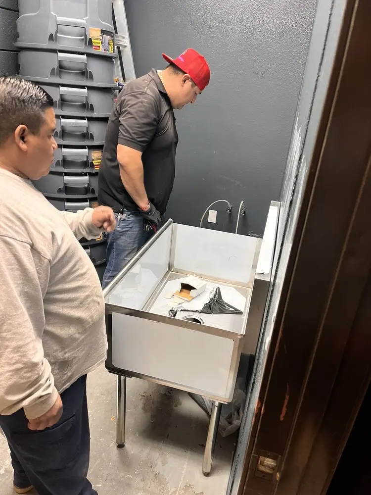Commercial plumbing and sink installation in Westerly